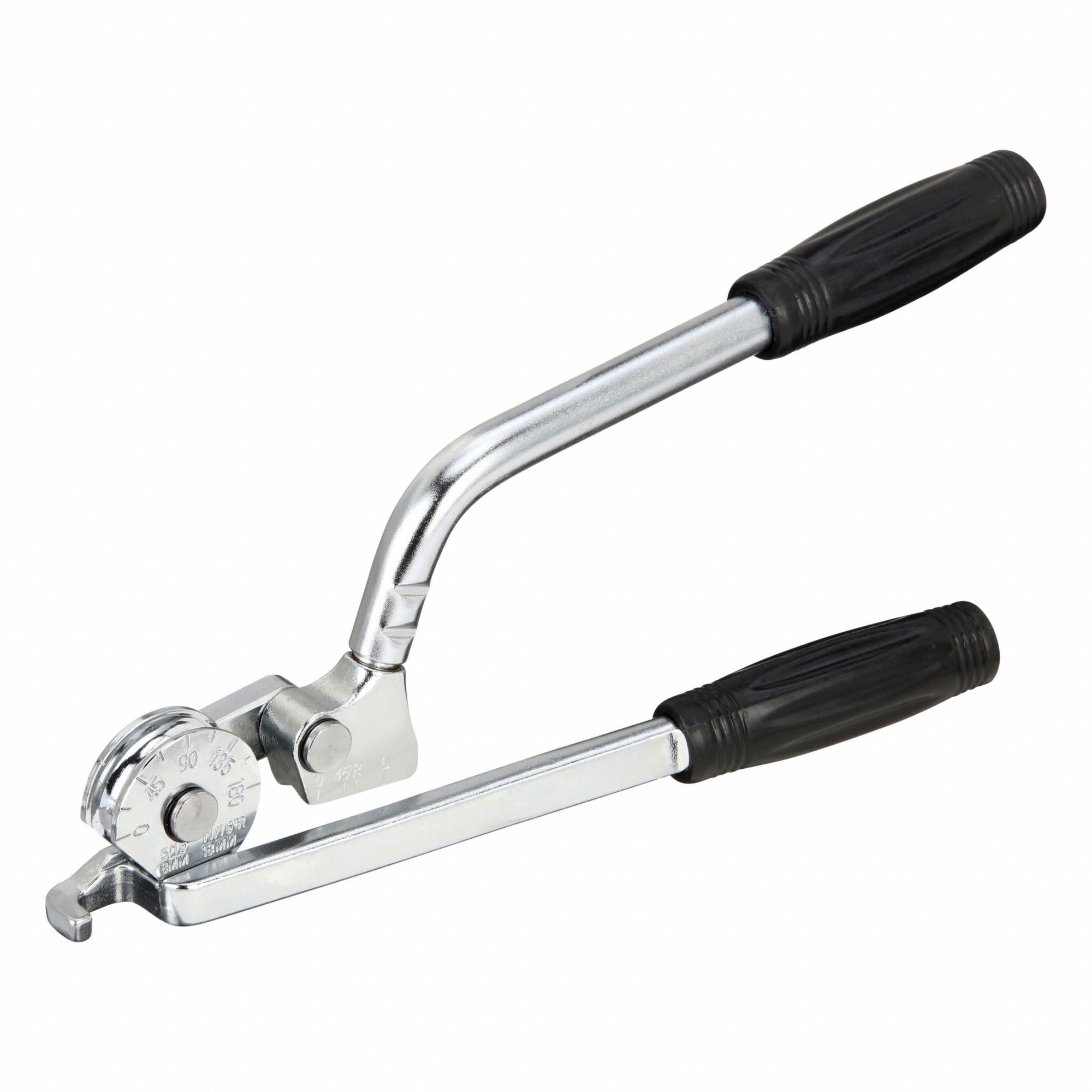 Tube Bender: Angle Markings From 0 to 180°, 5/16 in Tubing Outside Dia - Max, 11/16 in