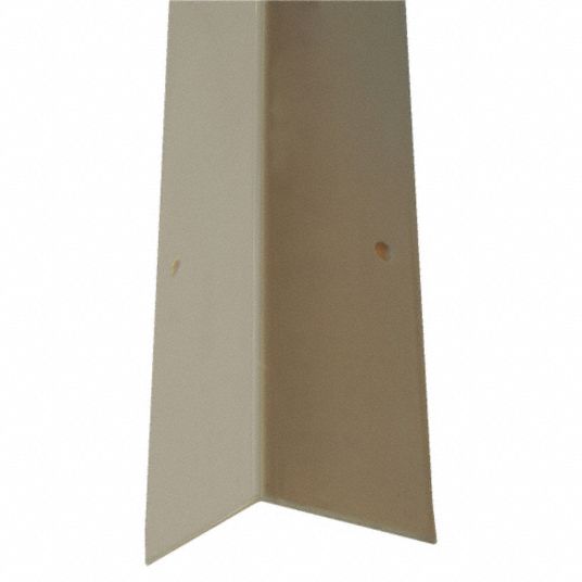 GRAINGER APPROVED Corner Guard, OAH48In, Beige, 90 Deg Angle 5MKF0