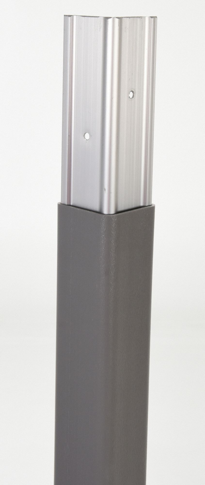 GRAINGER APPROVED Corner Guard, Molded Plastic With Aluminum Insert, 48