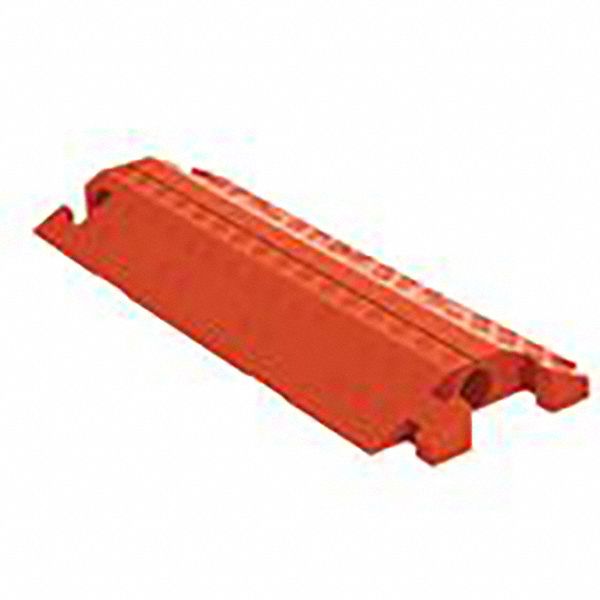 CABLE PROTECTOR, 1 CHANNEL, SPLIT TOP, 2¼ IN MAX CABLE D, 14¼ IN W, 3 IN H, 38½ IN L