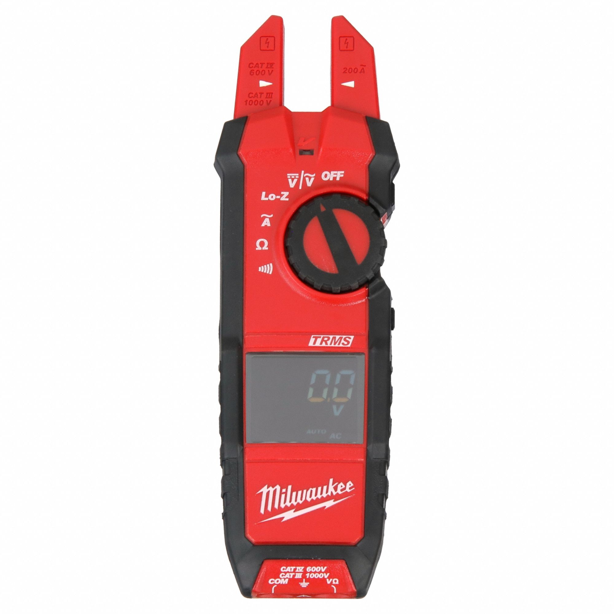 Digital Clamp Meter: Open-Jaw Jaw, CAT III 1000V/CAT IV 600V, TRMS, 200 A Max. AC Current