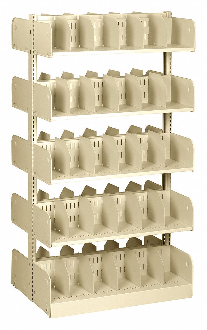 5MLT7 - Divider Shelf Double 10 Shelves 20 In