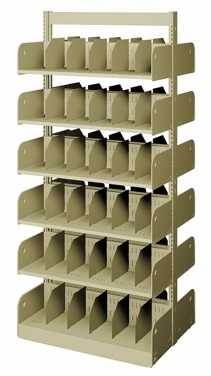 5MLT9 - Divider Shelf Double 12 Shelves 20 In