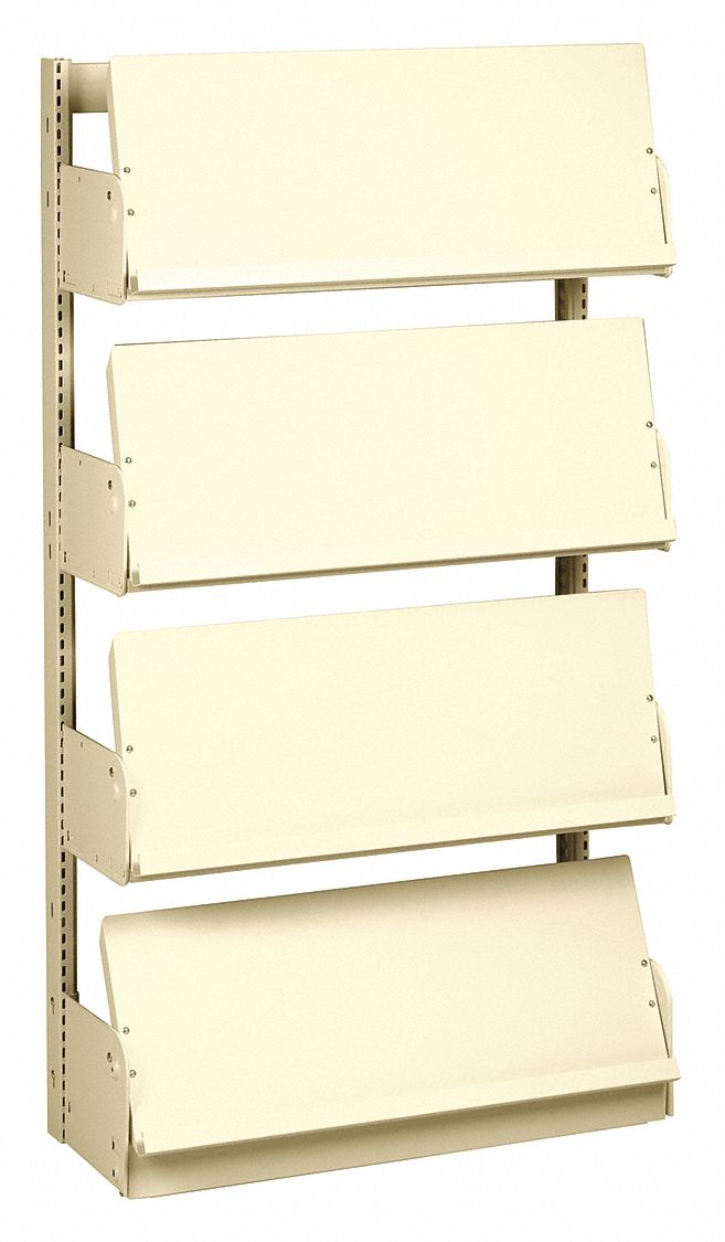 ESTEY, Single Face Starter, 5 Shelves, Periodical Display 5MLU3