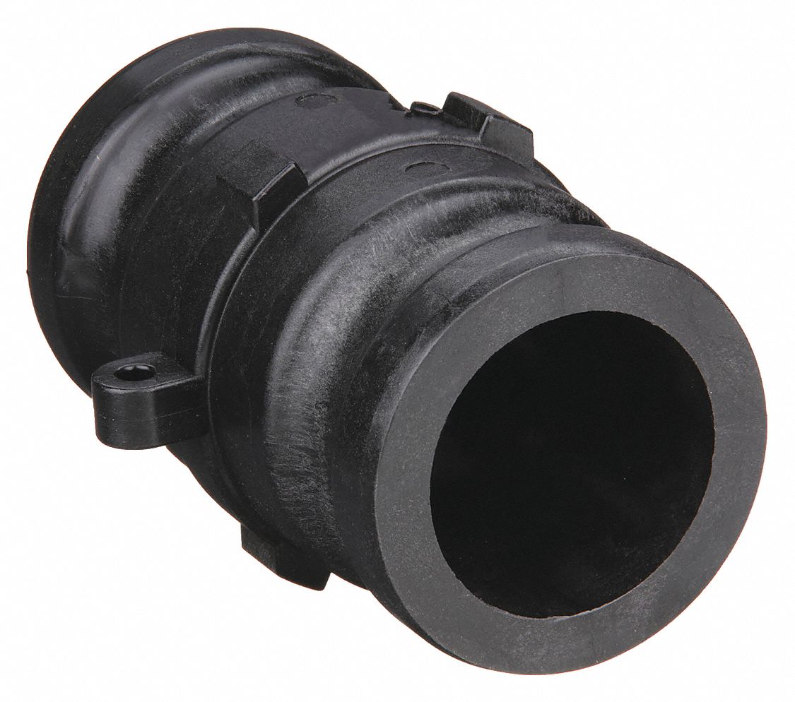 CAM & GROOVE SPOOL ADAPTER: 2 IN COUPLING, 2 IN HOSE FITTING, 4 5/16 IN OVERALL LG