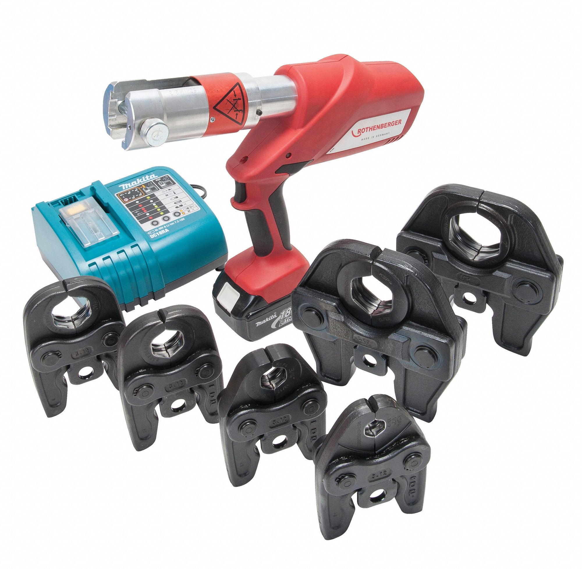 ROTHENBERGER Cordless 12Ton Crimping Tool 18 V DC 5MLV716102