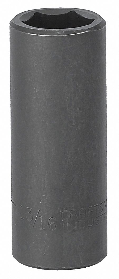 Impact Socket, Drive Type Square, Drive Size 1/2 in - Grainger
