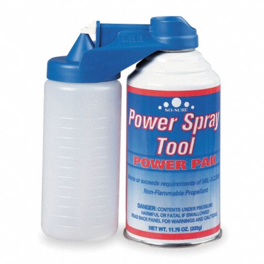 ABILITY ONE White/Clear Metal, Plastic Self Pressurized Spray Kit, 14 1