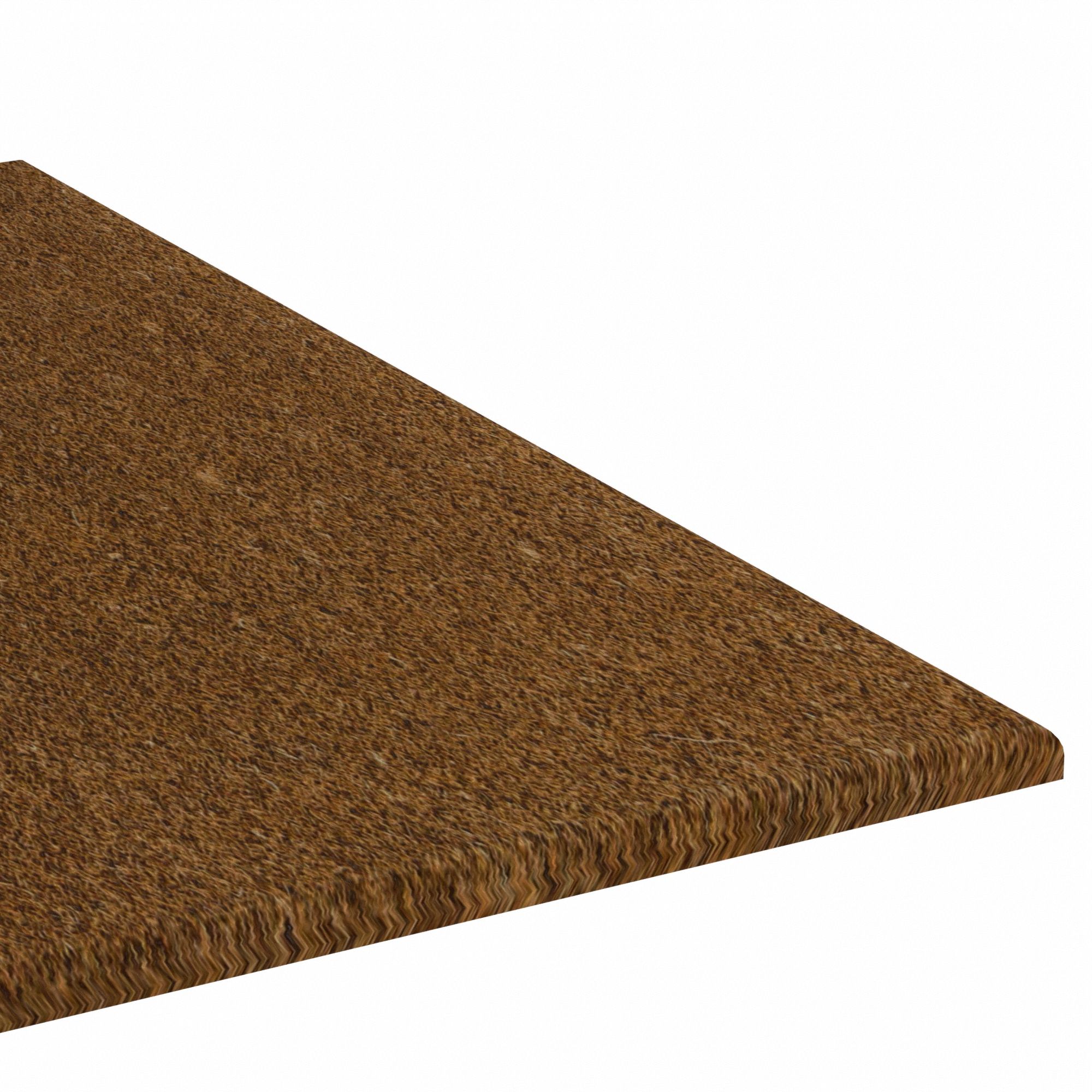 ENTRANCE MAT, BRUSH, INDOOR/OUTDOOR, 18 INX30 IN, ⅝ IN THICK, COIR, STRAIGHT EDGE, BROWN