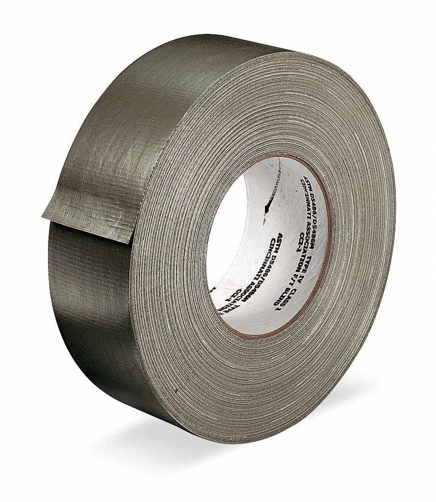 DUCT TAPE 48mmx25m - Large core - Silver - Bulk - National Stationery