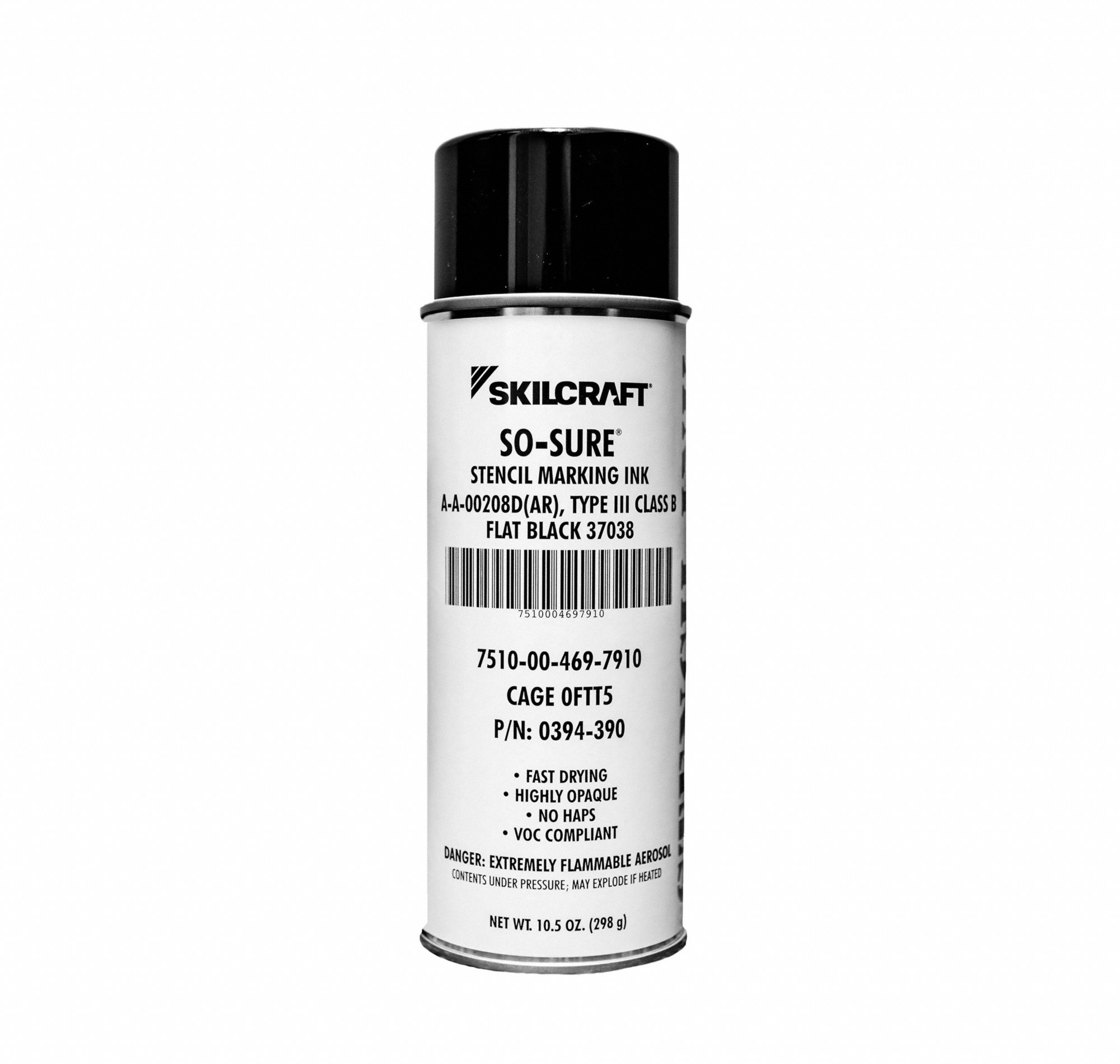 ABILITY ONE, Overhead Paint Dispensing, Black, Spray Stencil
