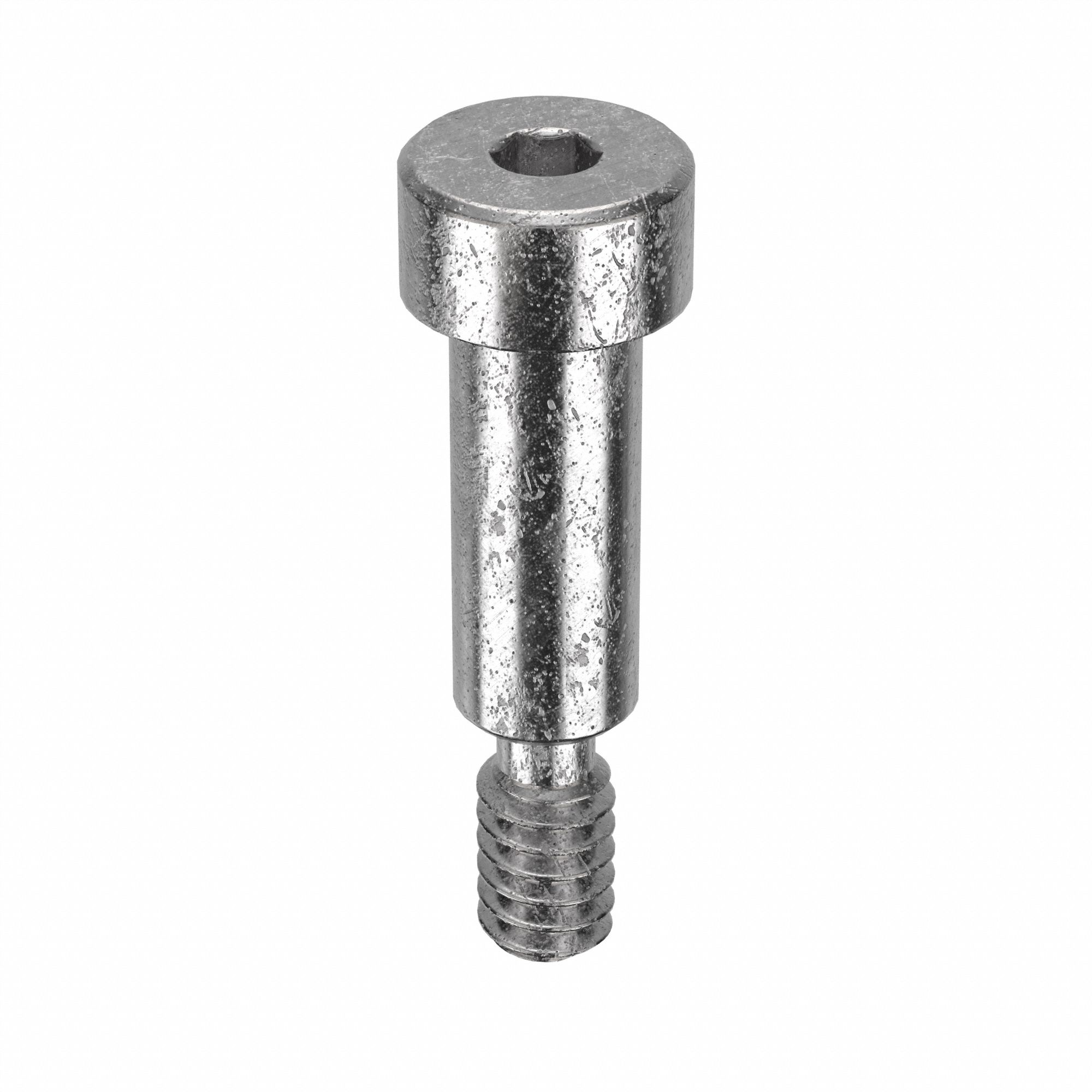 Shoulder Screw: Precision, 10-24 Thr Size, 3/8 in Thr Lg, 5/8 in Shoulder Lg, Std, Plain, 5 PK
