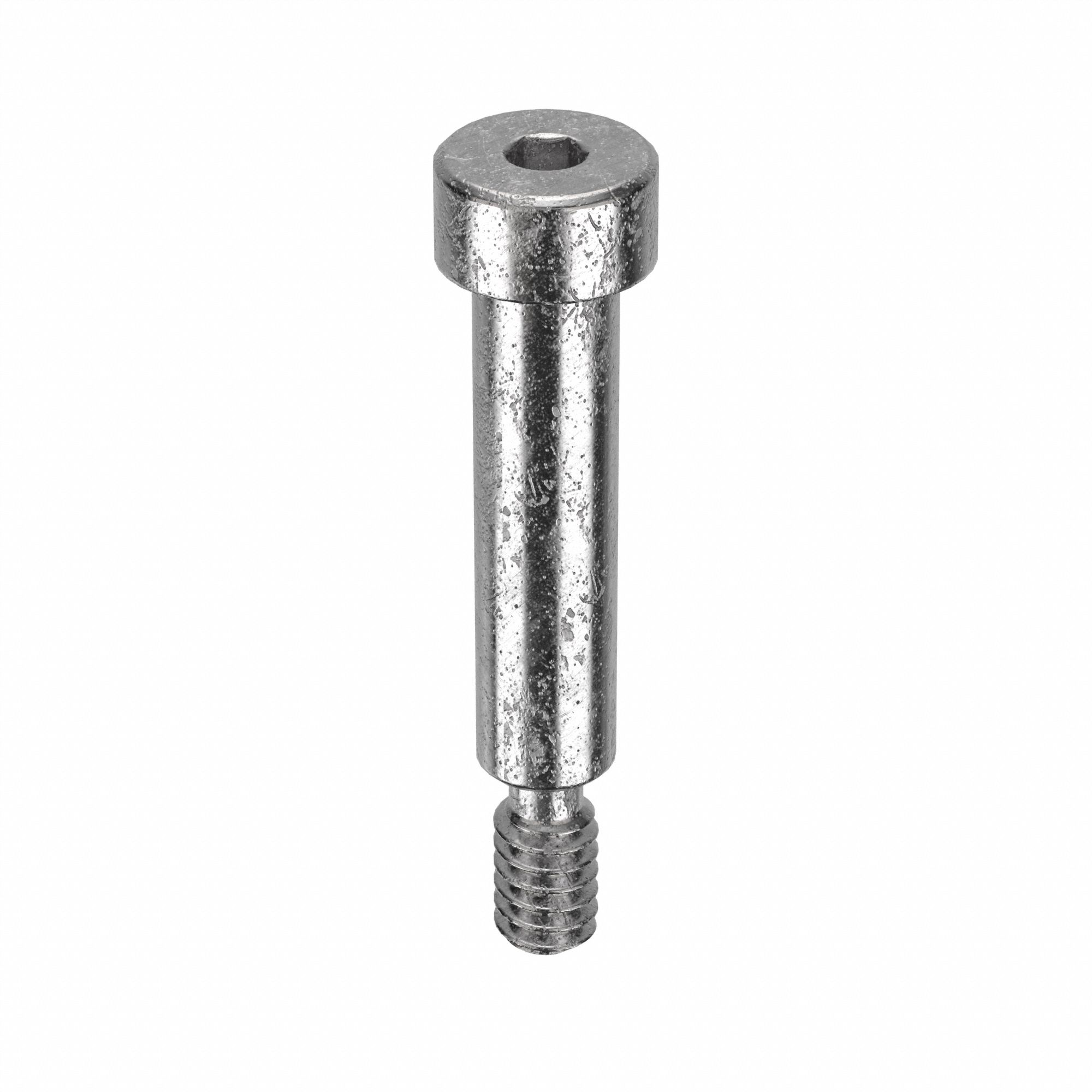 Shoulder Screw: Precision, 10-24 Thr Size, 3/8 in Thr Lg, 1 in Shoulder Lg, Std, Plain, 5 PK