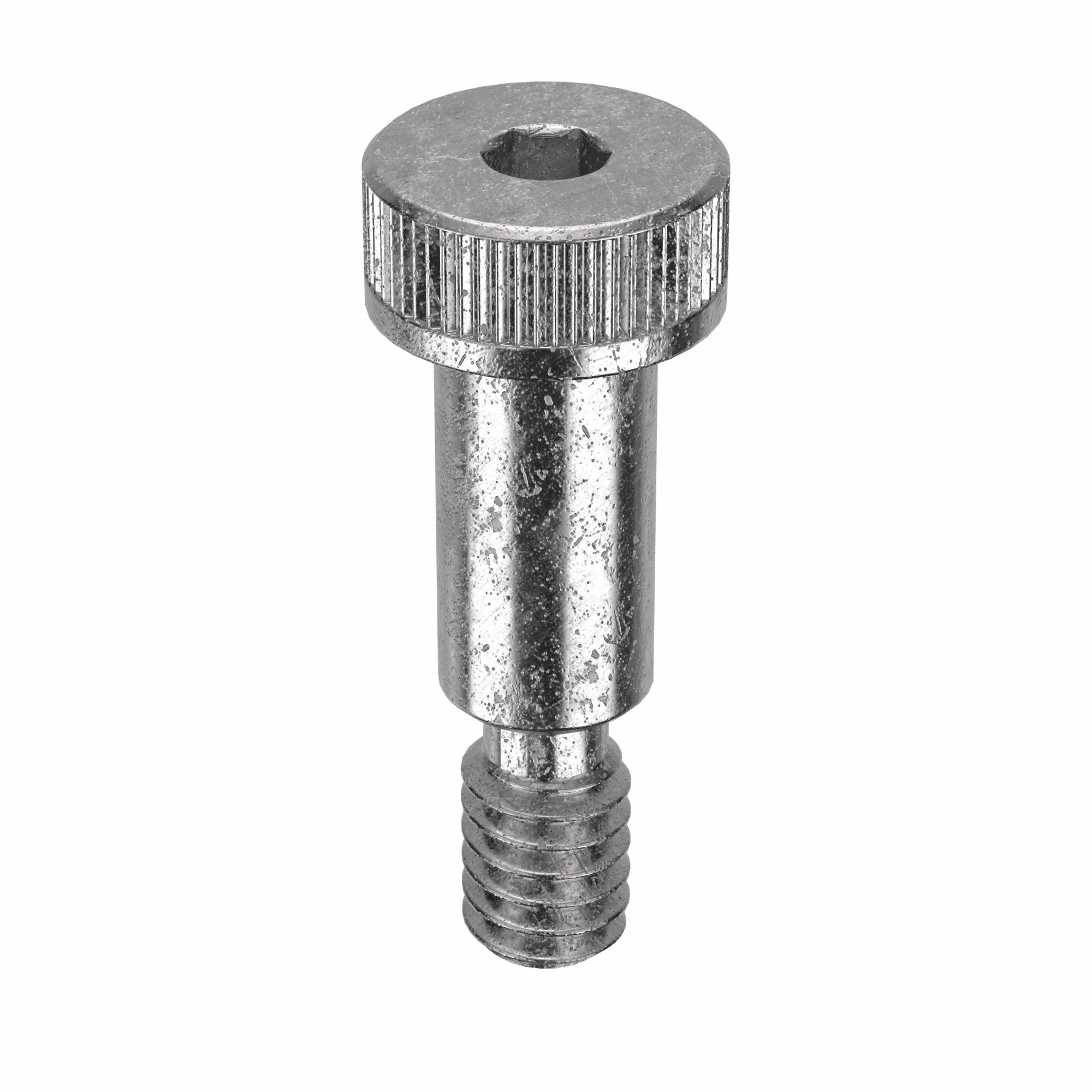 Shoulder Screw: Precision, 1/4-20 Thr Size, 7/16 in Thr Lg, 5/8 in Shoulder Lg, Std, Plain, 5 PK
