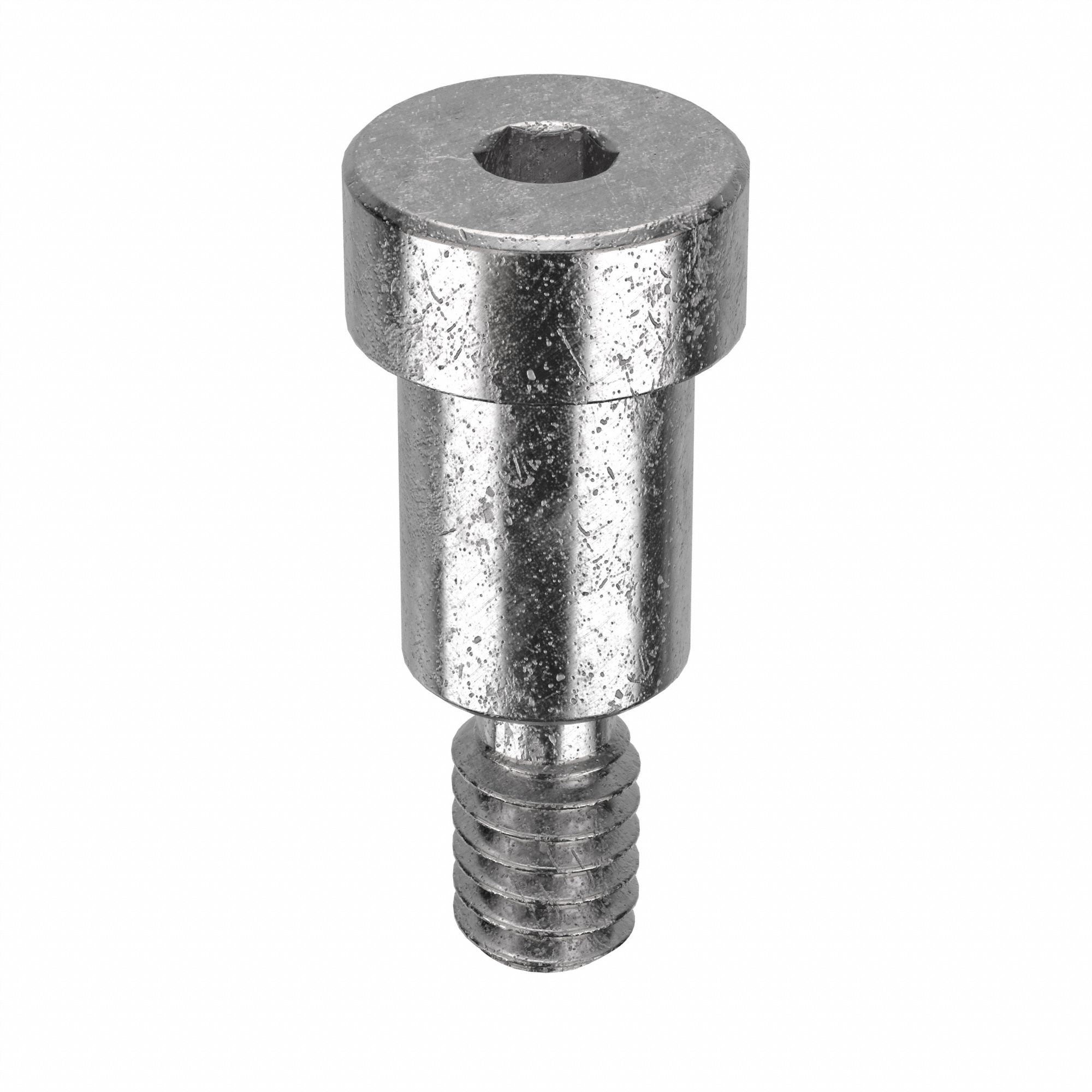 Shoulder Screw: Precision, 1/4-20 Thr Size, 7/16 in Thr Lg, 1/2 in Shoulder Lg, Std, Plain, 5 PK