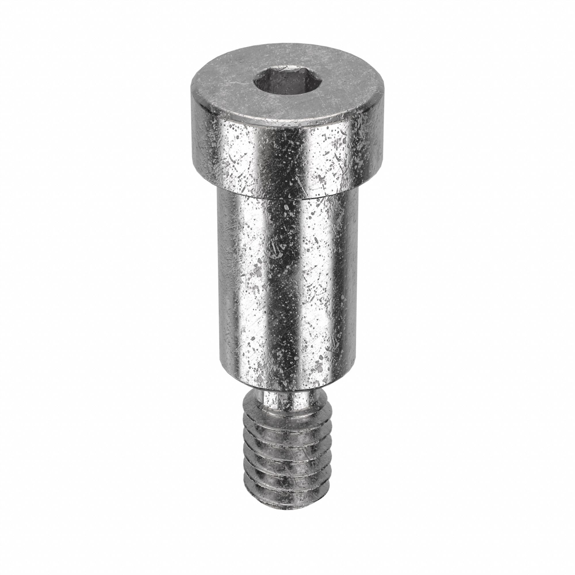 Shoulder Screw: Precision, 1/4-20 Thr Size, 7/16 in Thr Lg, 5/8 in Shoulder Lg, Std, Plain, 5 PK
