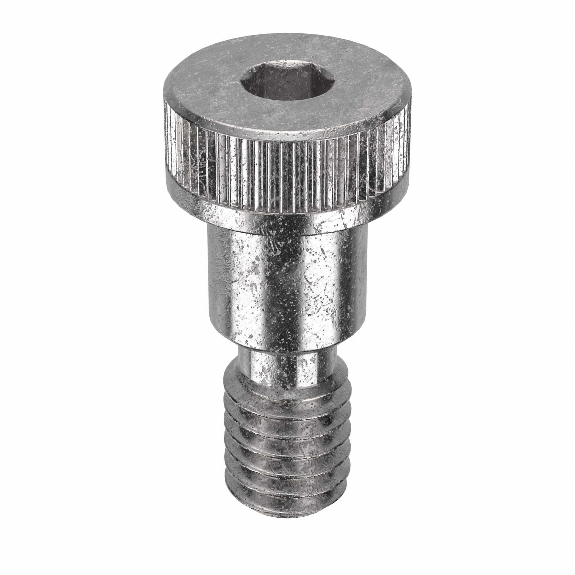 Shoulder Screw: Precision, 5/16"-18 Thr Size, 1/2 in Thr Lg, 3/8 in Shoulder Lg, Std, Plain, 5 PK