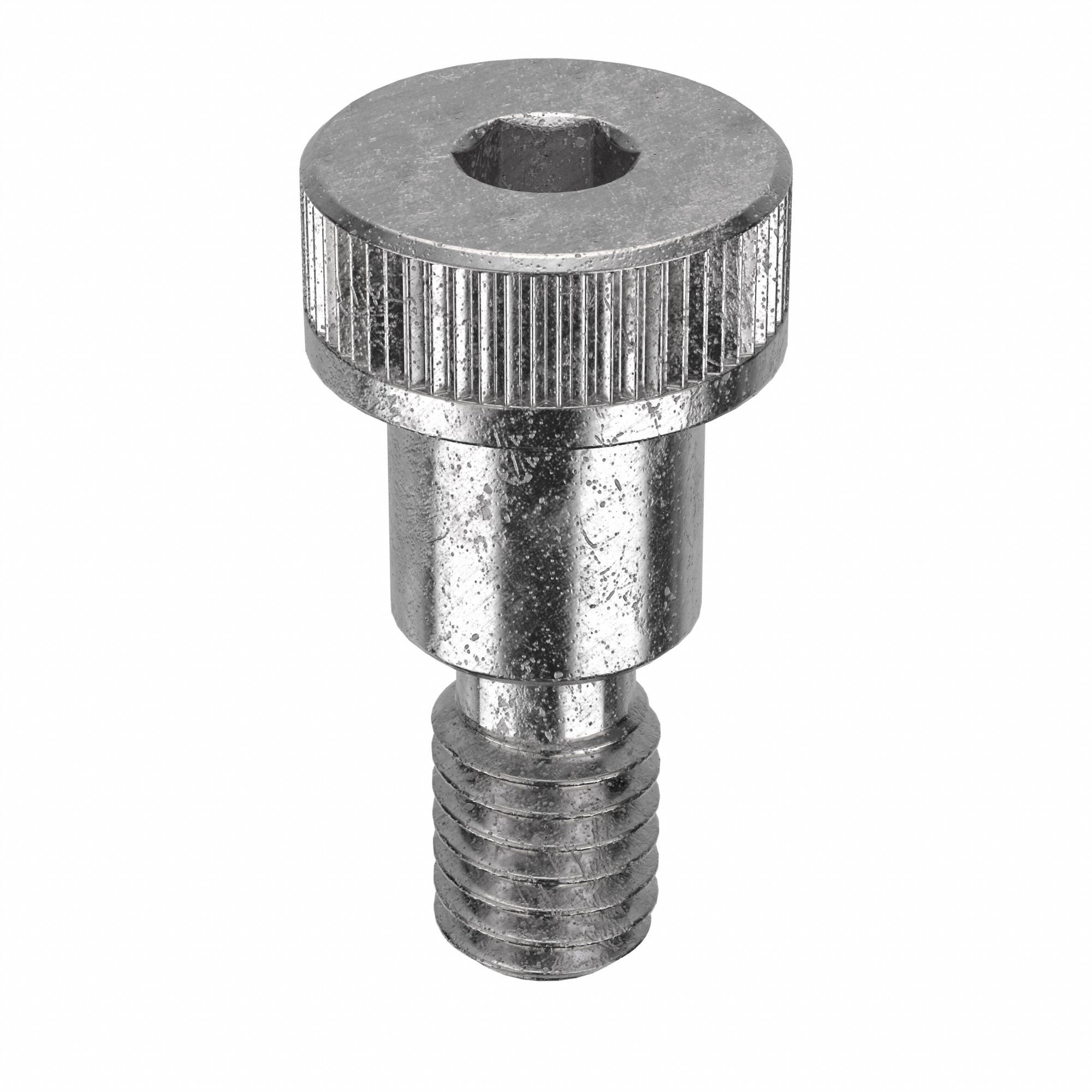 Shoulder Screw: Precision, 3/8"-16 Thr Size, 5/8 in Thr Lg, 1/2 in Shoulder Lg, Std, Plain, 5 PK