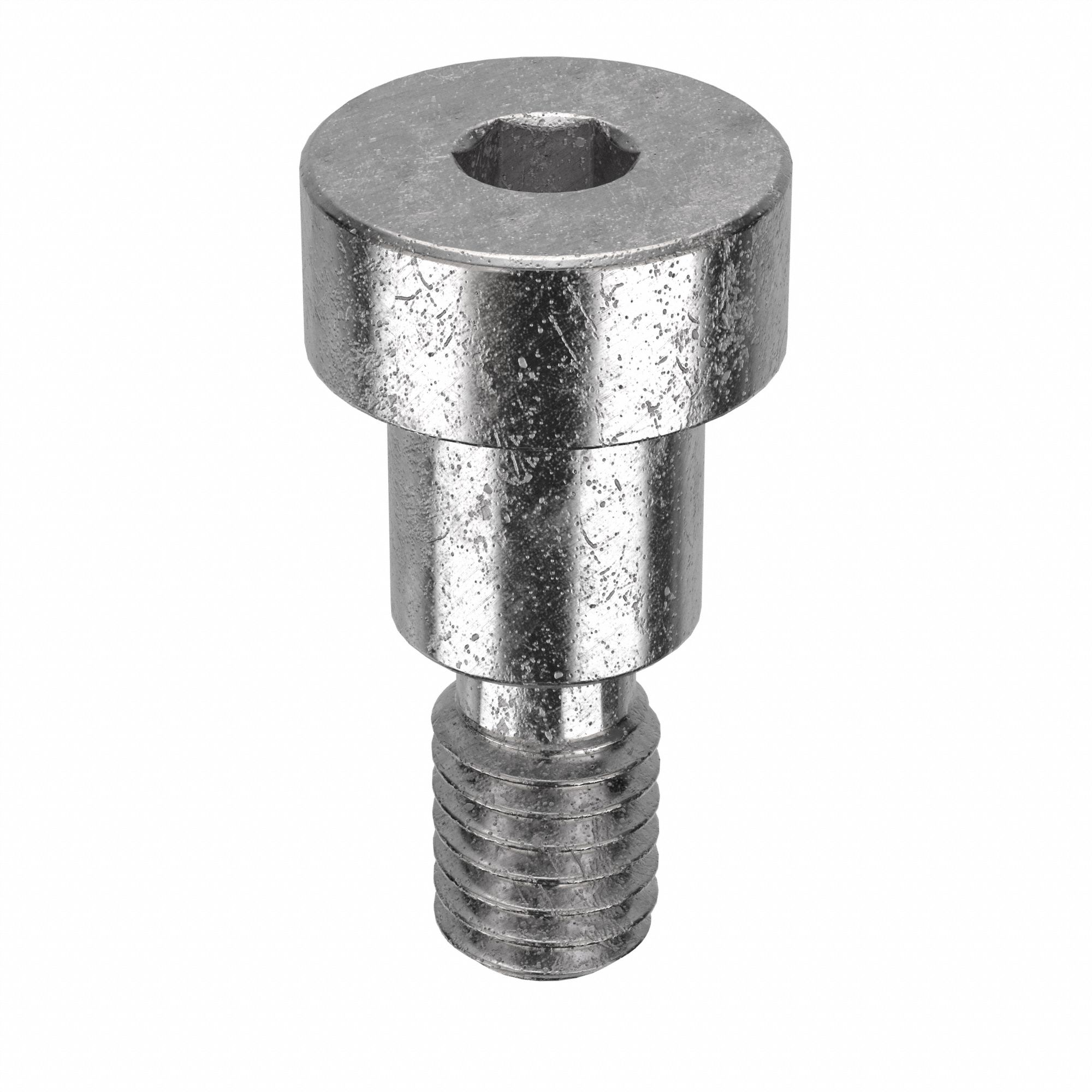Shoulder Screw: Precision, 3/8"-16 Thr Size, 5/8 in Thr Lg, 1/2 in Shoulder Lg, Std, Plain, 5 PK