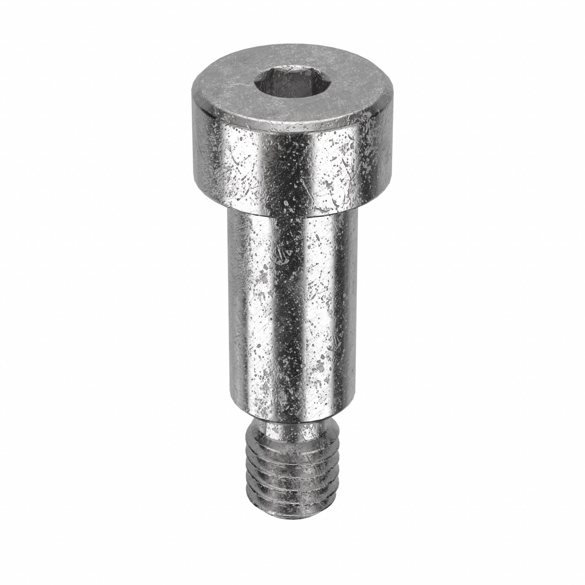 SHOULDER SCREW, PRECISION, #10-32 THREAD, ¼ IN THR L, ½ IN SHOULDER L, STANDARD, PLAIN, 5 PK