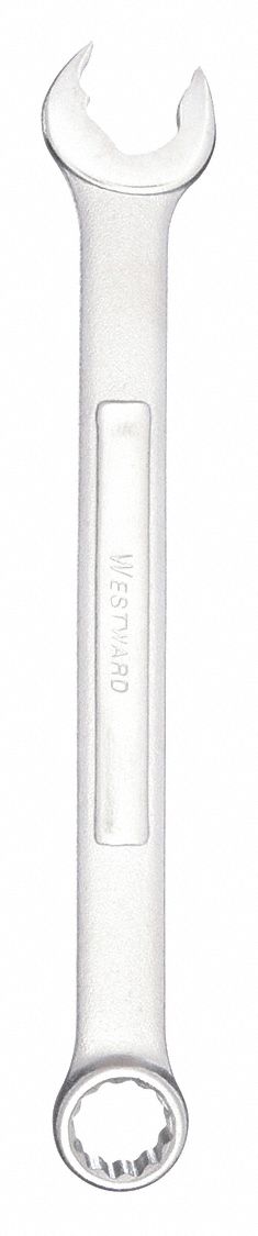 COMBINATION WRENCH, ALLOY STEEL, SATIN, 11 MM HEAD SIZE, 5 7/8 IN OVERALL L, OFFSET