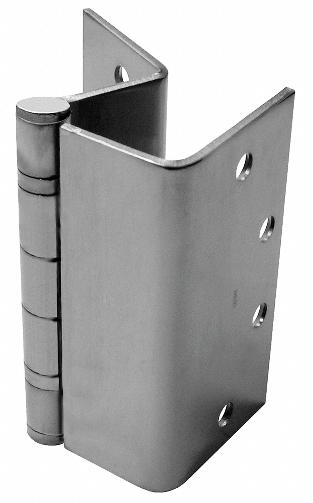 4 1 2 X 6 Swing Clear Hinge With Satin Chrome Finish Full Mortise Mounting Square Corners