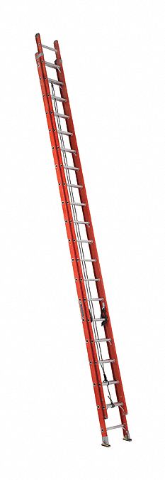 EXTENSION LADDER,FIBERGLASS,40 FT.