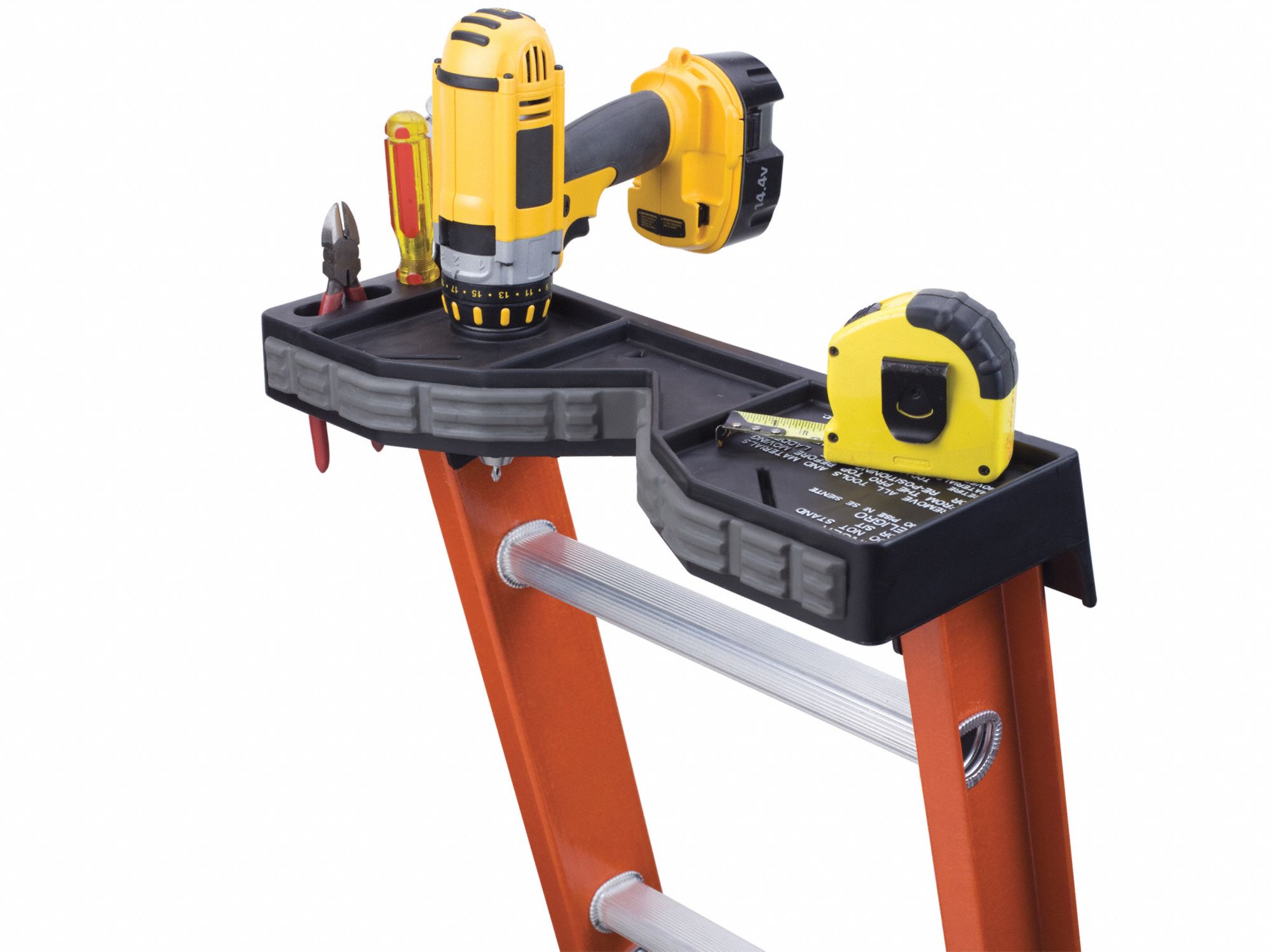 LOUISVILLE 28 ft Fiberglass Extension Ladder, 300 lb Load Capacity, 59