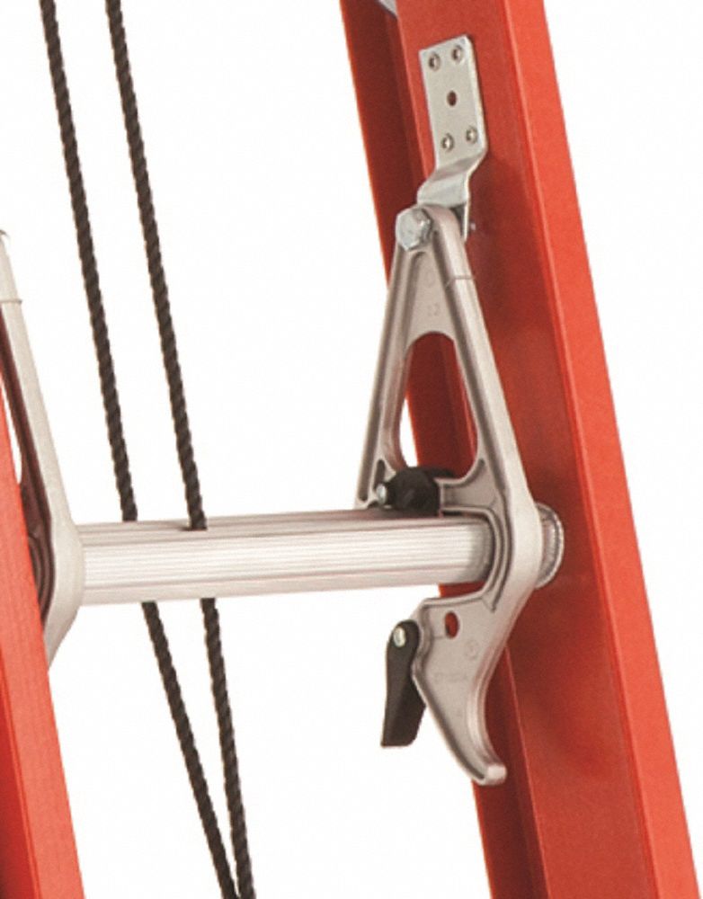 LOUISVILLE Extension Ladder 28 ft Industry Ladder Size, 25 ft Extended