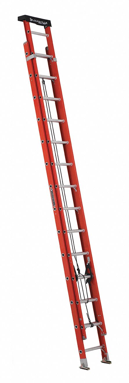 EXTENSION LADDER,FIBERGLASS,28 FT.,IA