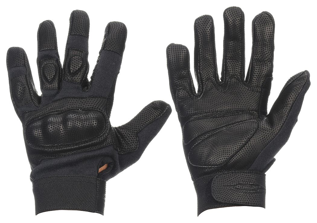 DAMASCUS, Kevlar(R), Cowhide Leather, Tactical/Military Glove 5MRR5