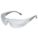 SAFETY READING GLASSES, RIMLESS, WRAPAROUND, PC , ANTI-SCRATCH, CLEAR/GREY, +2.50, BIFOCAL