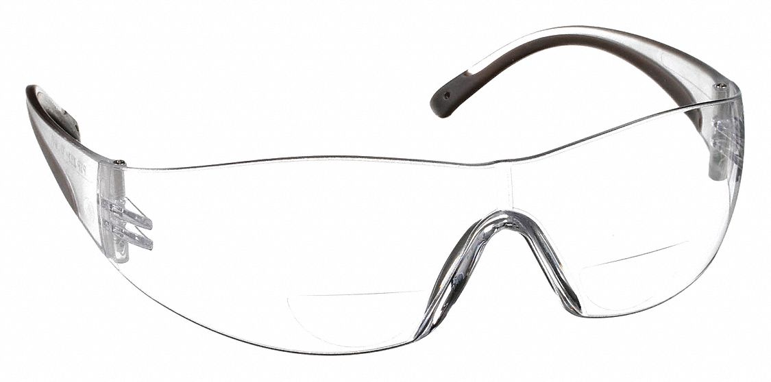 Bouton Optical Clear Scratch Resistant Bifocal Safety Reading Glasses