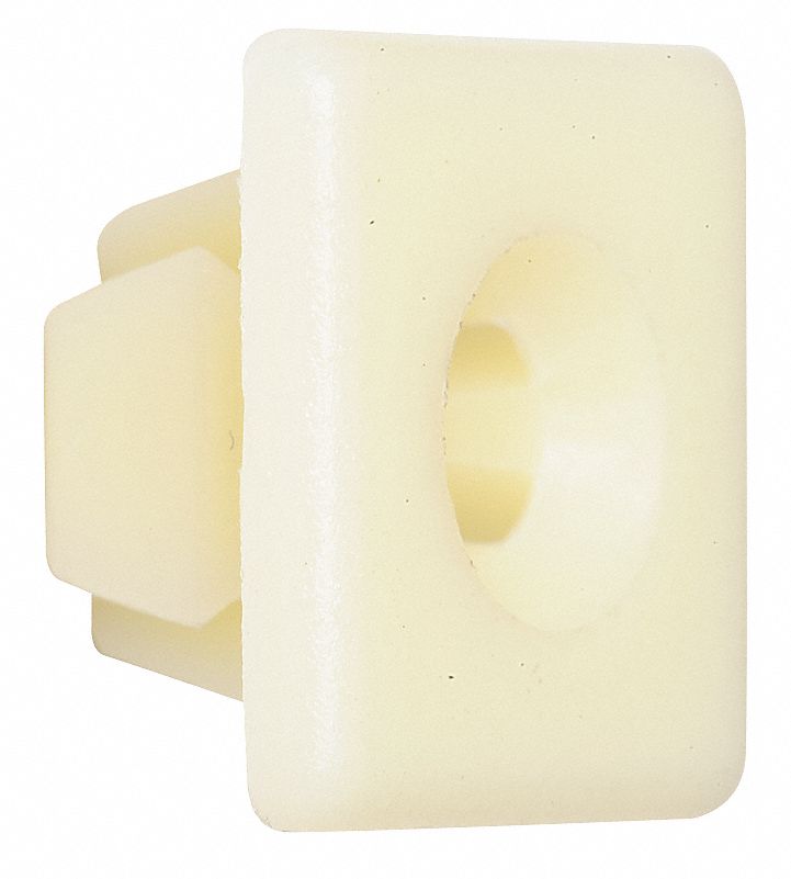 GRAINGER APPROVED License Plate Nut, —, Nylon, PK 50 5MTT25MTT2