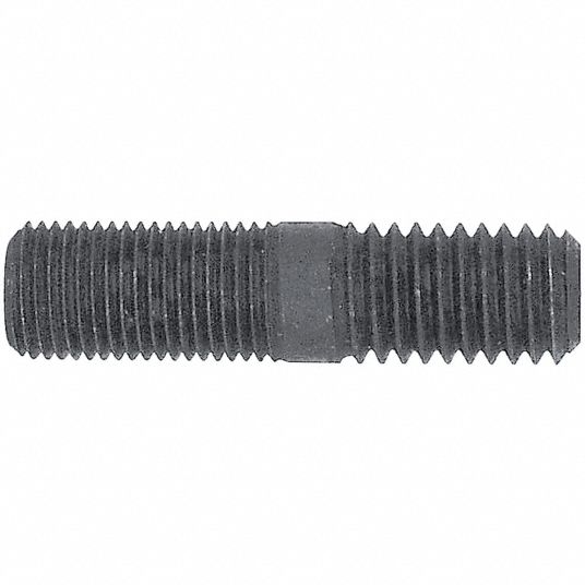 Grainger Approved Double End Threaded Stud Steel Plain 3 8 24 Thread Size A 2 In Length 5mtu2 5mtu2 Grainger