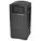 TRASH CAN,35 GAL.,BLACK,PLASTIC