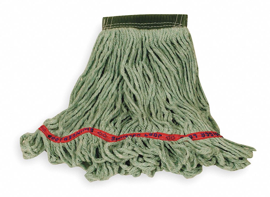Wet Mop: String Mop, 22 oz Dry Wt, 20 oz Capacity, Cotton/Synthetic