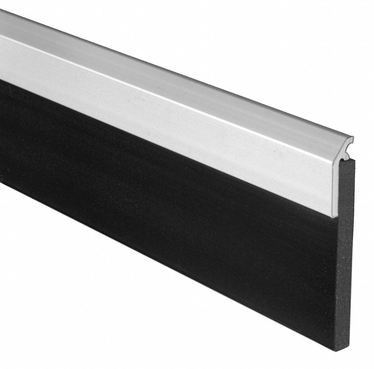 DOOR SWEEP,ANODIZED ALUMINUM,36 IN