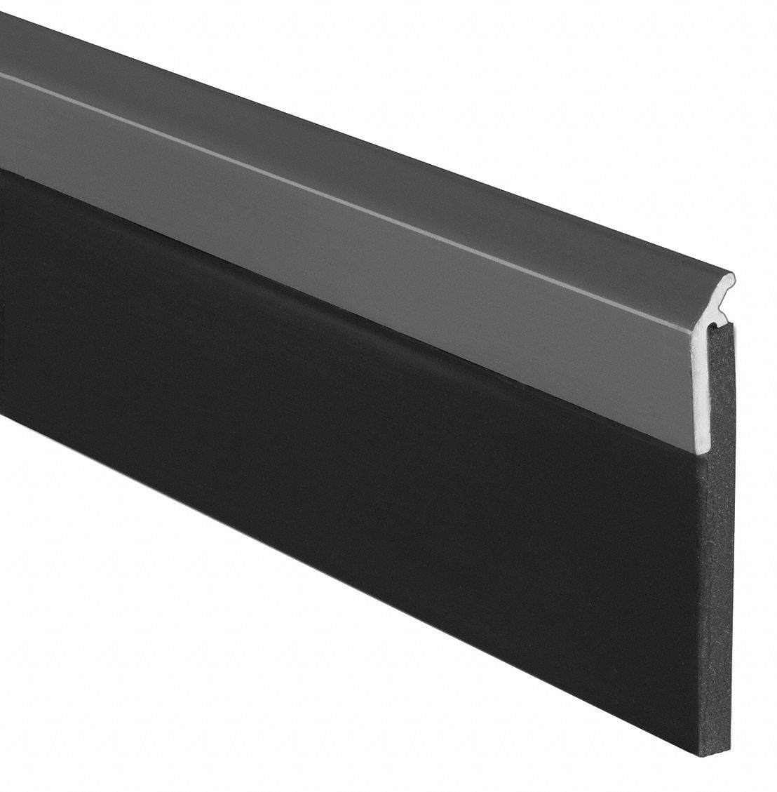 NATIONAL GUARD Single Fin Fire Rated Door Sweep, Dark Bronze Aluminum