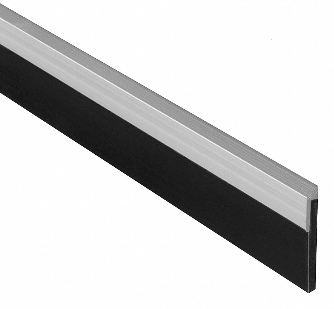 Door Weatherstripping: Flat Insert, 7 ft Lg, 1 9/16 in Wd, 1 7/16 in Ht