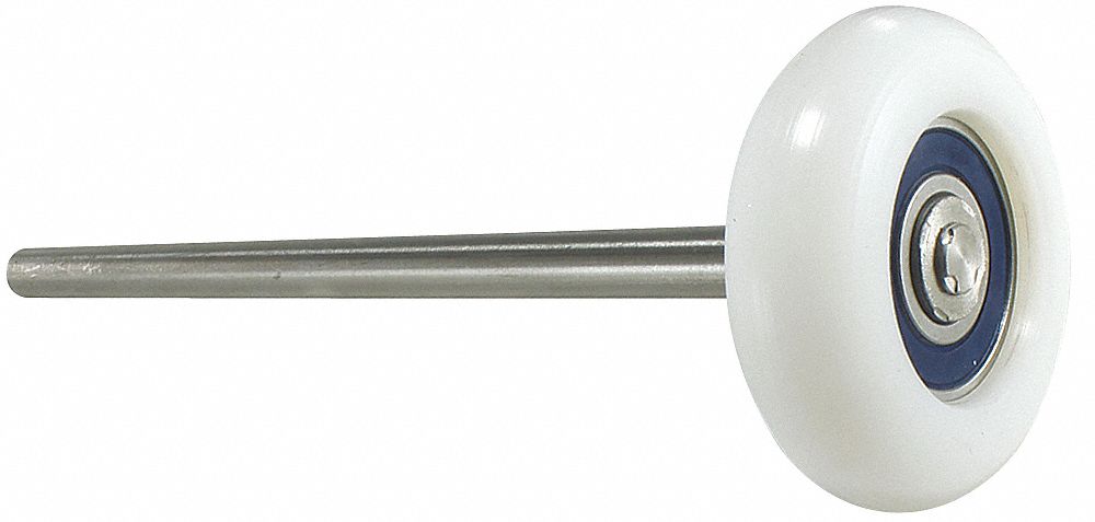 Garage Door Roller: Track Mount, 3 in Wheel Dia, 13/16 in Wheel Wd