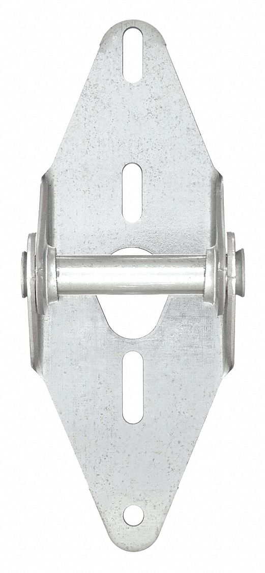 Garage Door Hinge: Steel, 7 3/8 in Leaf Ht, 2 13/16 in Leaf Wd, 4 PK