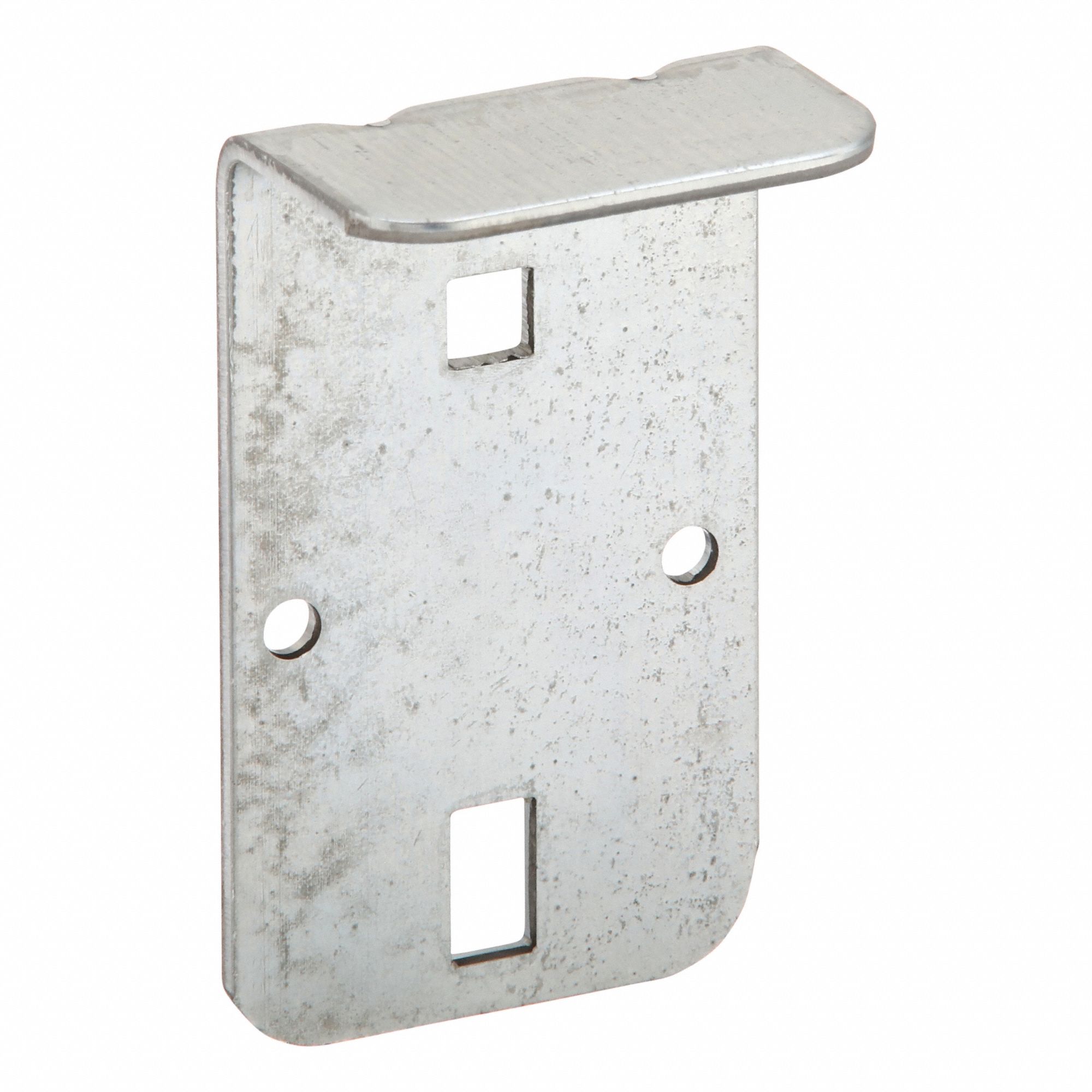 Lock Plate: 1 1/4 in Overall Dp, 3 1/2 in Base Lg, 2 in Base Wd, 4 PK