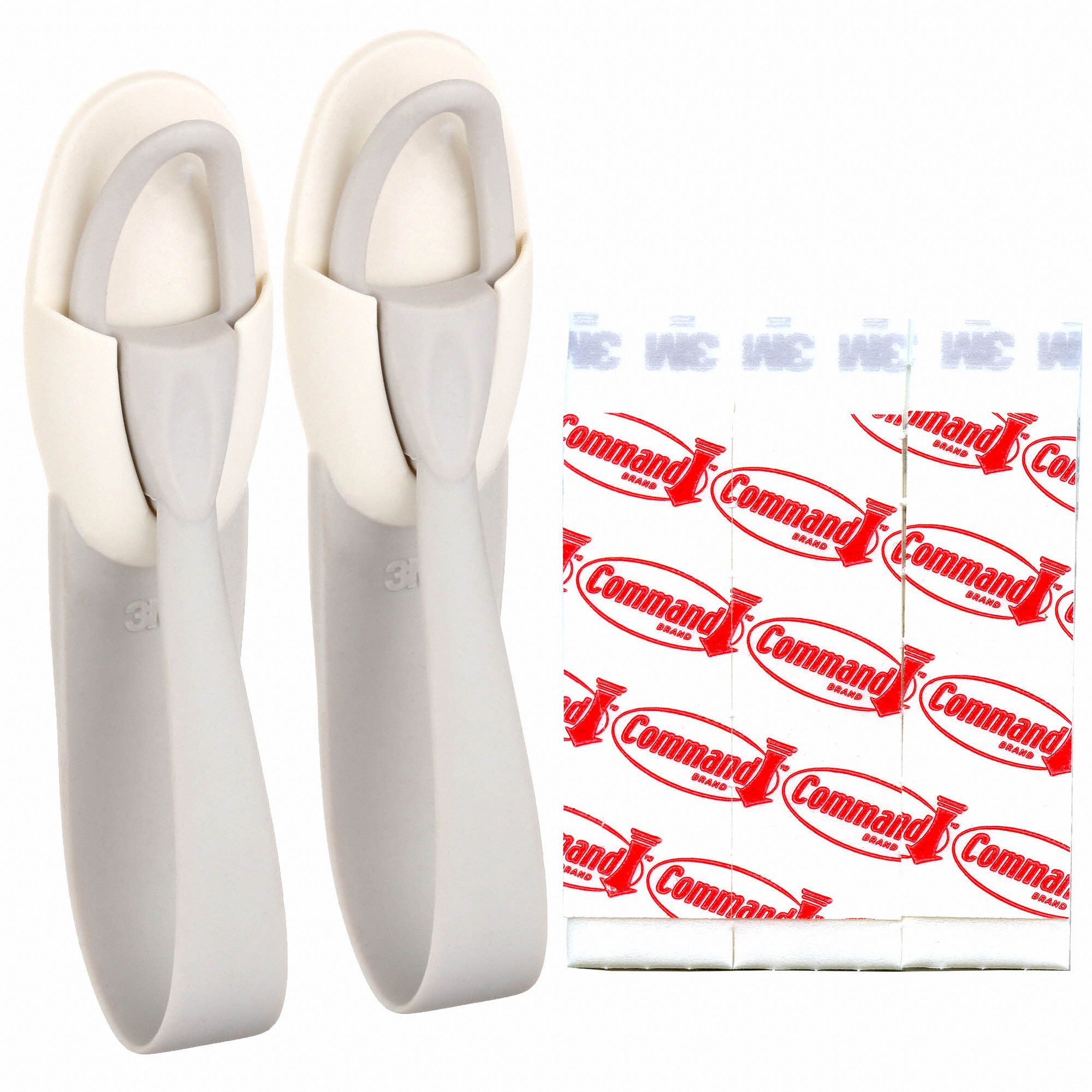 COMMAND Cord Bundler Hook, Command(TM) Adhesive Pressure Sensitive Strip, Working Load Limit 3