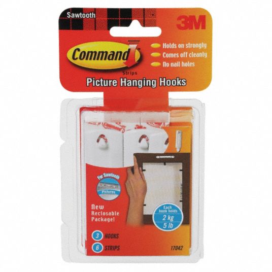 COMMAND Sawtooth Picture Hangers Value Pack, Command(TM) Adhesive