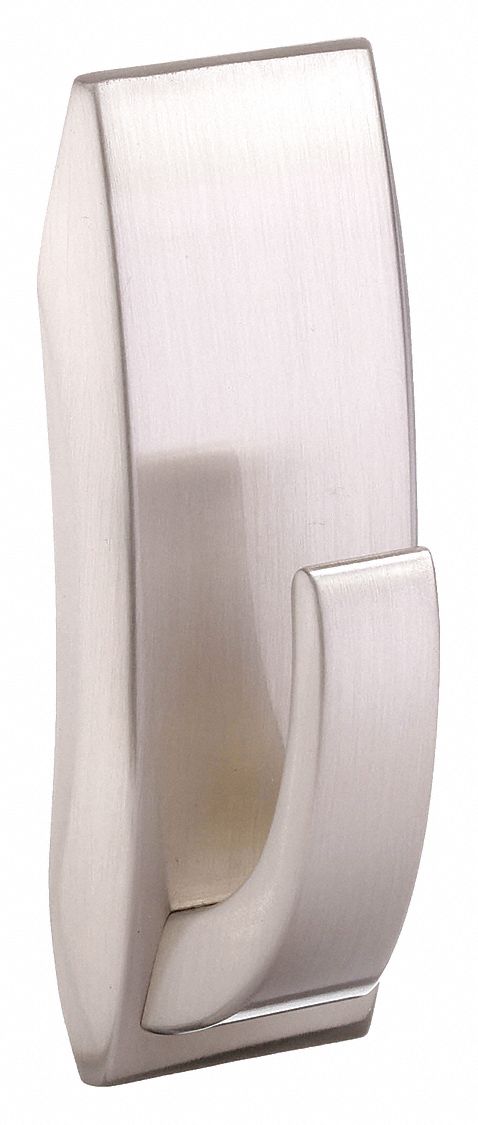 MEDIUM UTILITY HOOK,BRUSHED NICKEL,3LBS.