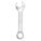 COMBINATION WRENCH, ALLOY STEEL, SATIN, 14 MM HEAD SIZE, 4 3/8 IN OVERALL L, OFFSET