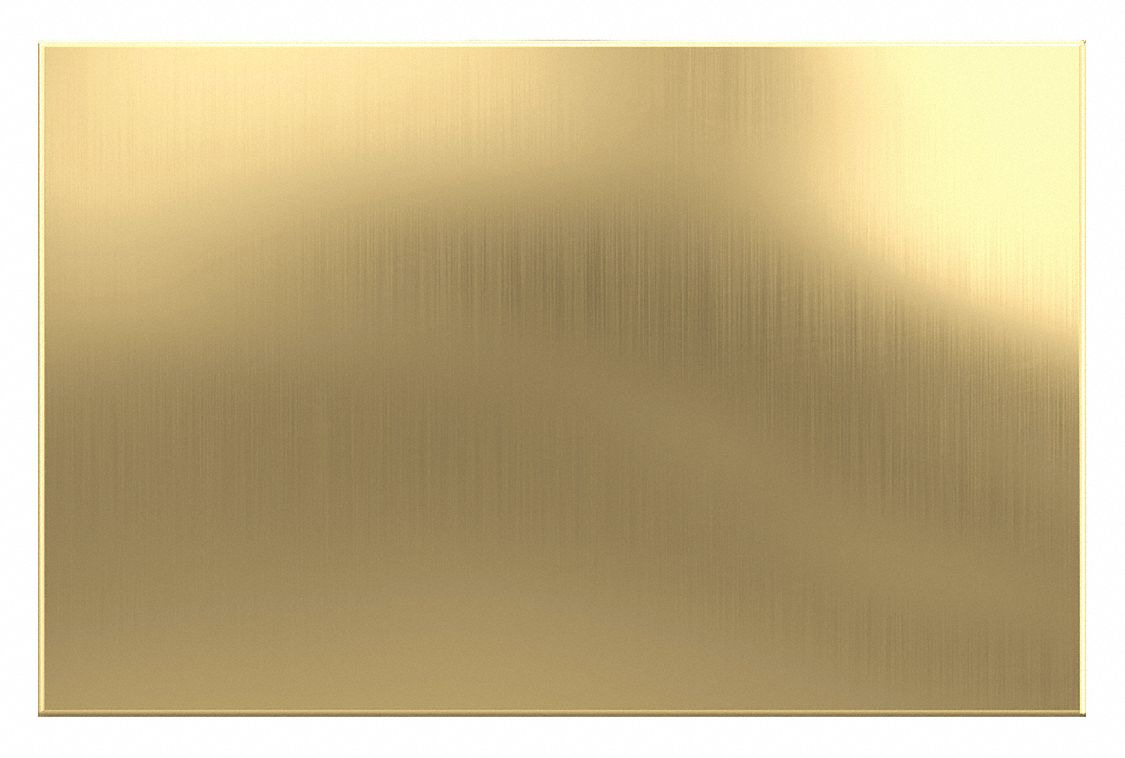 Sheet Metal: 260, 4 in x 10 in Nominal Size (WxL), 0.032 in Thick, Precision Ground