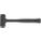 DEAD BLOW HAMMER, STEEL HANDLE, 14 OZ HEAD WT, 1 IN HAMMER FACE DIA, 10 IN OVERALL L, RUBBER