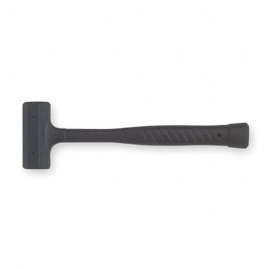 WESTWARD Dead Blow Hammer, 14 oz Head Weight, Rubber over Steel Handle